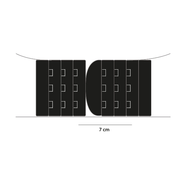 Extensor triple para sujetadores - mod. Extensores