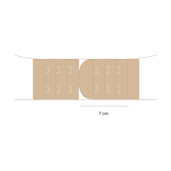 Extensor doble ancho para sujetadores