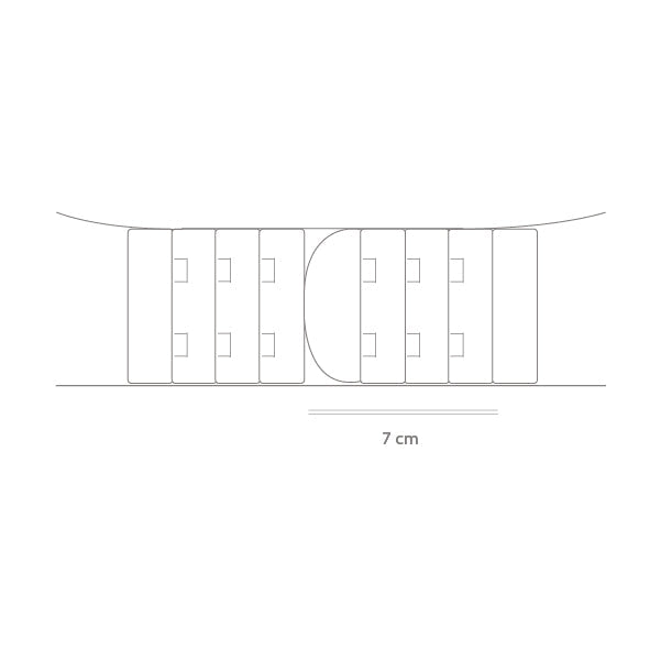 Extensor doble ancho para sujetadores