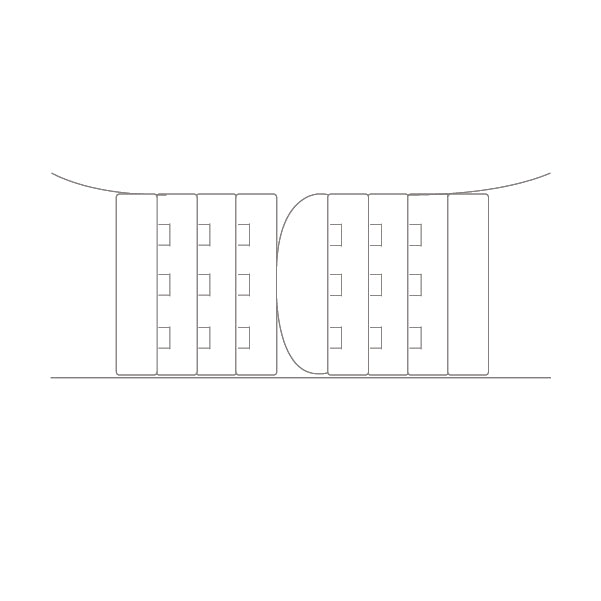 Extensor triple para sujetadores - mod. Extensores