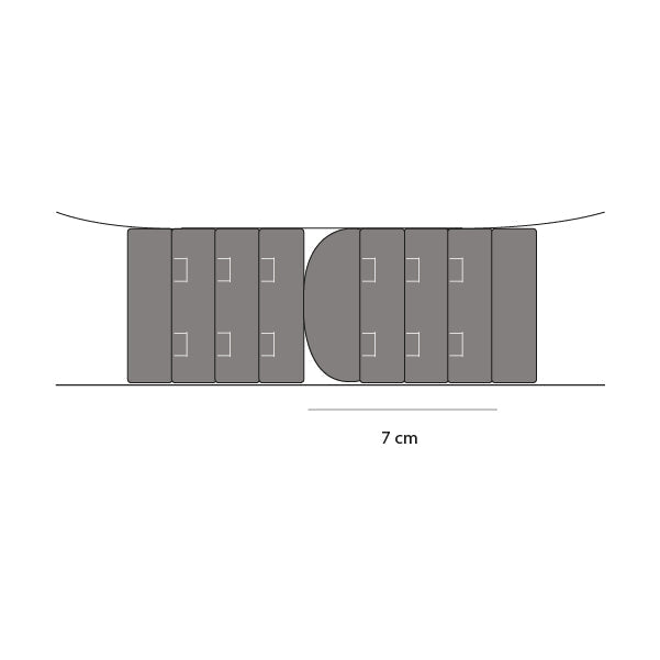 Extensor doble ancho para sujetadores