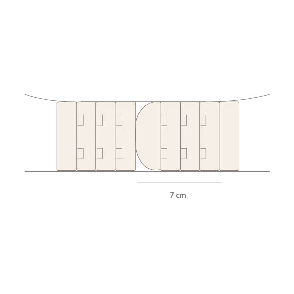 Extensor doble ancho para sujetadores