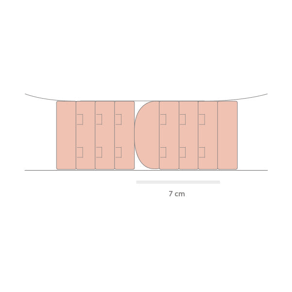 Extensor doble ancho para sujetadores